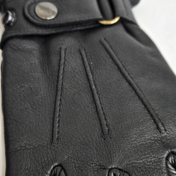 Windriver Faux Leather Gloves Thinsulate Winter Cozy Black Men's Size M - Picture 5 of 16